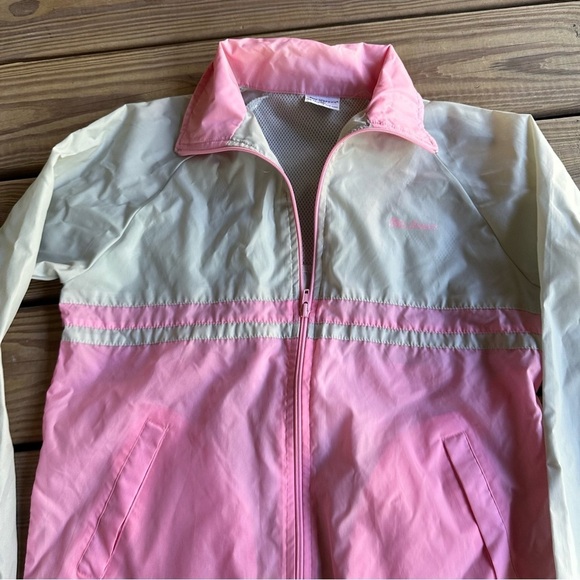 MacGregor Vintage Girls Jacket Medium Teen Tween Kids Pink Windbreaker Nylon - Picture 10 of 10